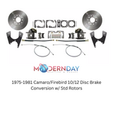 t Fits 1975-1981 Camaro/Firebird 10/12 Disc Brake Conversion w/ Std Rotors DBK7581 MBM Brakes