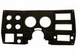 t Fits 1978-1980 Chevrolet C10; Instrument Bezel-With A/C-Black/Aluminum INST807 Brothers Trucks