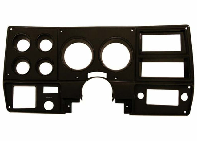 t Fits 1978-1980 Chevrolet C10; Instrument Bezel-With A/C-Black/Aluminum INST807 Brothers Trucks