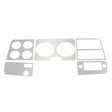 1978-80 Chevrolet C10; Instrument Bezel Trim-Brushed Aluminum INST7BZWITHAC