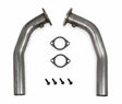Hooker Fits 1979-1981 Chevrolet Camaro; BlackHeart Adapter Pipe - 70701319-RHKR for 1979-1981 Chevy Firebird black stainless steel long tube