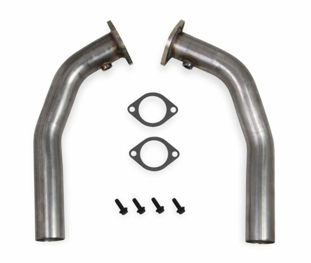 Hooker Fits 1979-1981 Chevrolet Camaro; BlackHeart Adapter Pipe - 70701319-RHKR for 1979-1981 Chevy Firebird black stainless steel long tube
