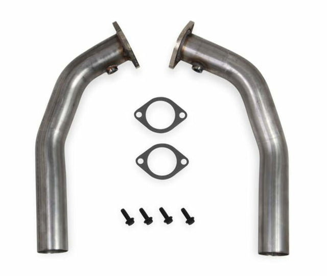 Hooker Fits 1979-1981 Chevrolet Camaro; BlackHeart Adapter Pipe - 70701319-RHKR for 1979-1981 Chevy Firebird black stainless steel long tube