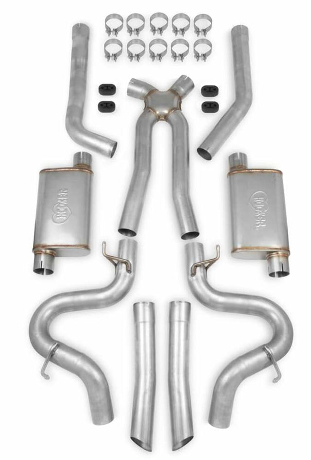 Hooker BlackHeart Fits 1979-1988 Chevrolet Monte Carlo; LS Swap Exhaust System - 70501363-RHKR for 1979-1988 Chevy black stainless steel