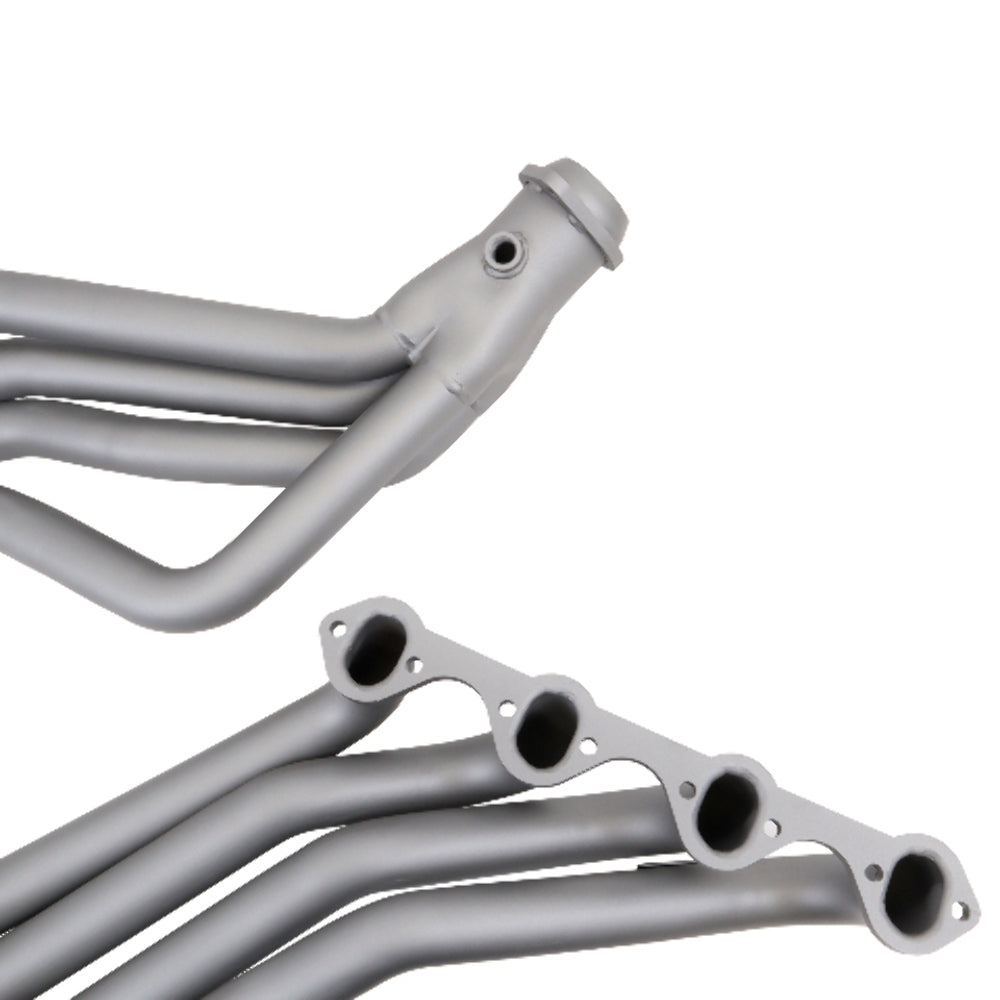Fits 1979-1993 Mustang 5.0 1-3/4 Long Tube Headers (Titanium Ceramic)-1594 for 1979-1993 Ford Mustang chrome