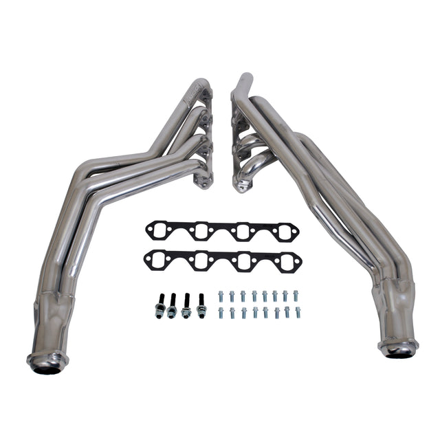 Fits 1979-1993 Mustang 5.0 1-5/8 Long Tube Headers-Silver-15160 for 1979-1993 Ford Mustang polished