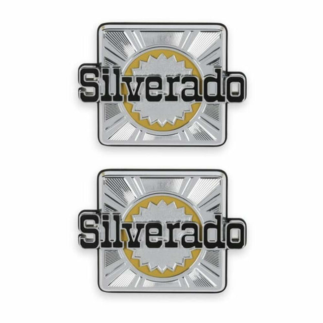 t Fits 1980-1988 Blazer; K5 Rear Side Emblem Pair - Silverado 04-549 Brothers Trucks