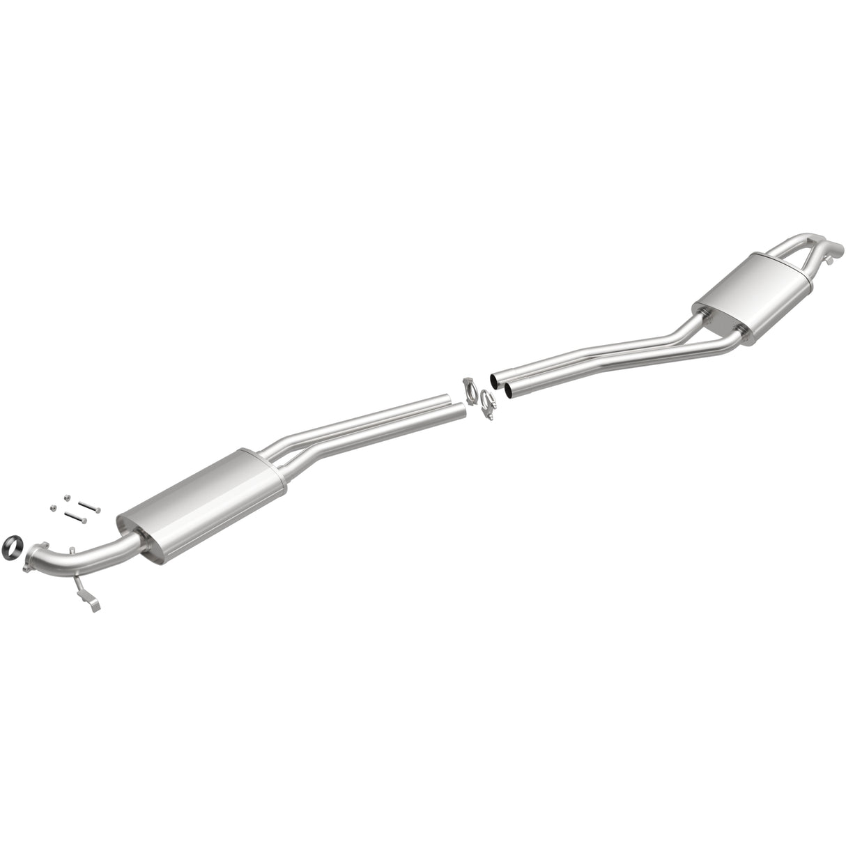 Fits 1981-1985 Mercedes-Benz 380SL 3.8L Direct-Fit Replacement Exhaust 106-0288 aluminized steel