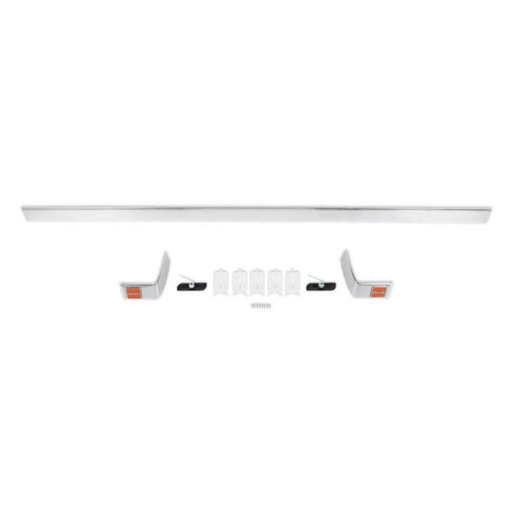 1981-1987 C/K Series Gmc Pickup; C/K Gmc Rear Cab Molding - 3Pcs 04-533 aluminum