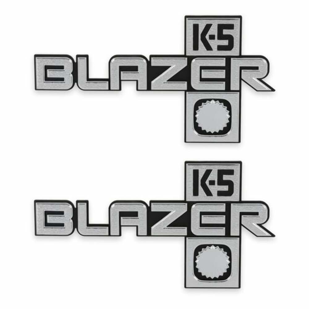 1981-1988 Blazer; K5 Fender Badge Pair - Blazer 4Wd 04-548