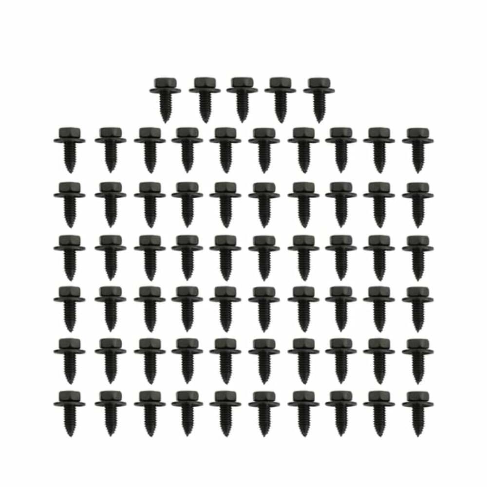 t Fits 1983-1991 Chevrolet C35; Front End Bolt Kit - Black 81309-81 Brothers Trucks
