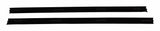 Fits 1984-1996 Jeep Cherokee XJ Cherokee Door Window Belt Weatherstrip Kit; 55235406K steel black