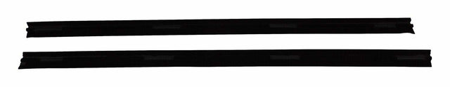 Fits 1984-1996 Jeep Cherokee XJ Cherokee Door Window Belt Weatherstrip Kit; 55235406K steel black