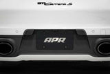 Fits 1985-2024 911 Porsche License Plate - Silver on Black for Audi and VW aluminum stainless steel