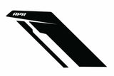 Fits 1985-2024 911 Porsche Sideburns - Black / Black Stripe for Audi and VW