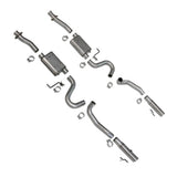 Fits 1986-04 Mustang GT LX Cobra Varitune Full Cat Back Exhaust w/ S/S Tips-3001 for 1986-1904 Mustang