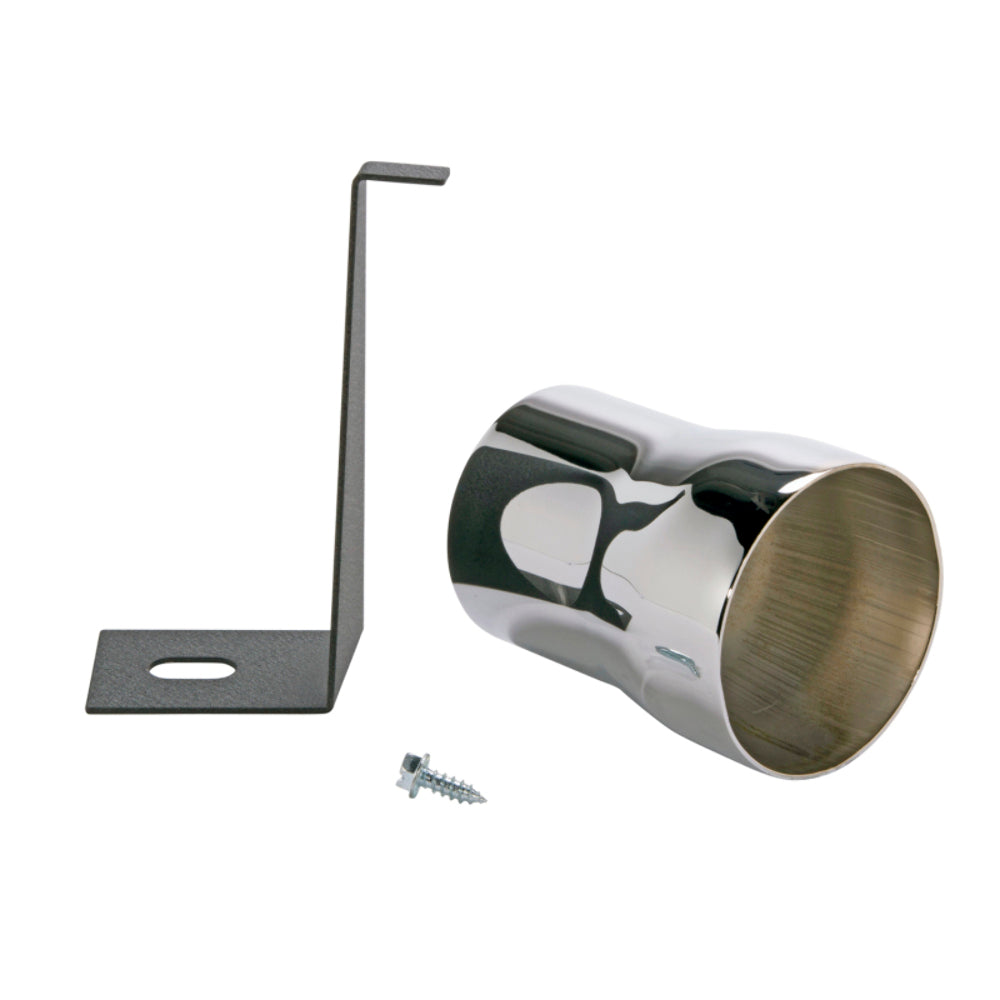 Fits 1986-1988 Mustang Cold Air Intake Adapter For Non Mass Air Cars-Chrome-1558