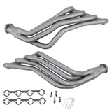 Fits 1986-1993 Mustang 1-3/4 Long Tube 351W Swap Headers (Titanium Ceramic)-1569 for 1986-1993 Ford Mustang chrome