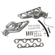 Fits 1986-1993 Mustang 5.0 1-5/8 Shorty Equal Length Headers-Silver-15120 ceramic coated polished
