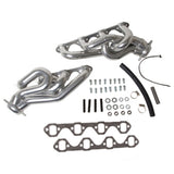 Fits 1986-1993 Mustang 5.0 1-5/8 Shorty Equal Length Headers-Silver-15120 ceramic coated polished
