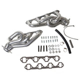Fits 1986-1993 Mustang 5.0 1-5/8 Shorty Equal Length Headers-Silver-15120 ceramic coated polished