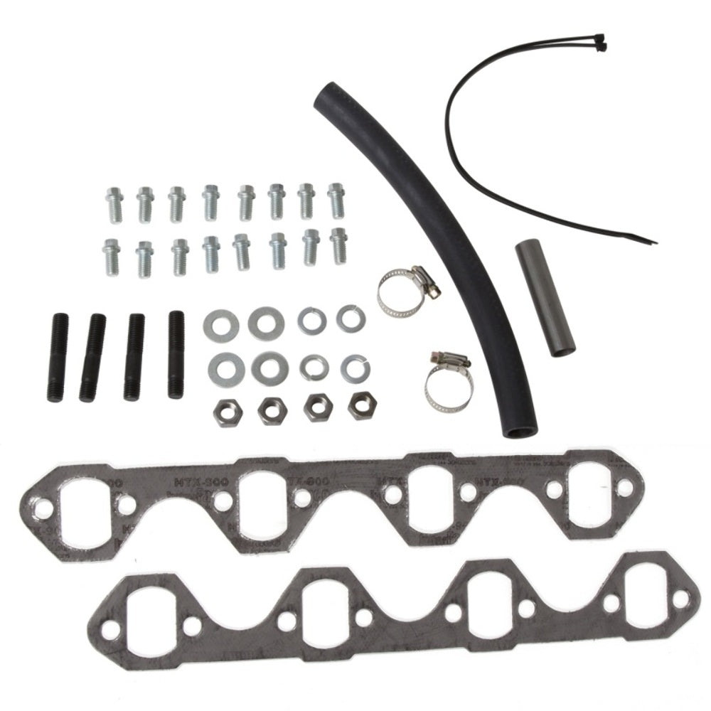Fits 1986-1993 Mustang 5.0 1-5/8 Shorty Equal Length Headers-Silver-15120 ceramic coated polished