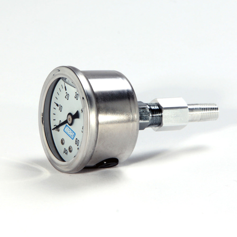 Fits 1986-1993 Mustang 5.0 Fuel Efi Pressure Gauge And Adapter 0-60 Psi-1617