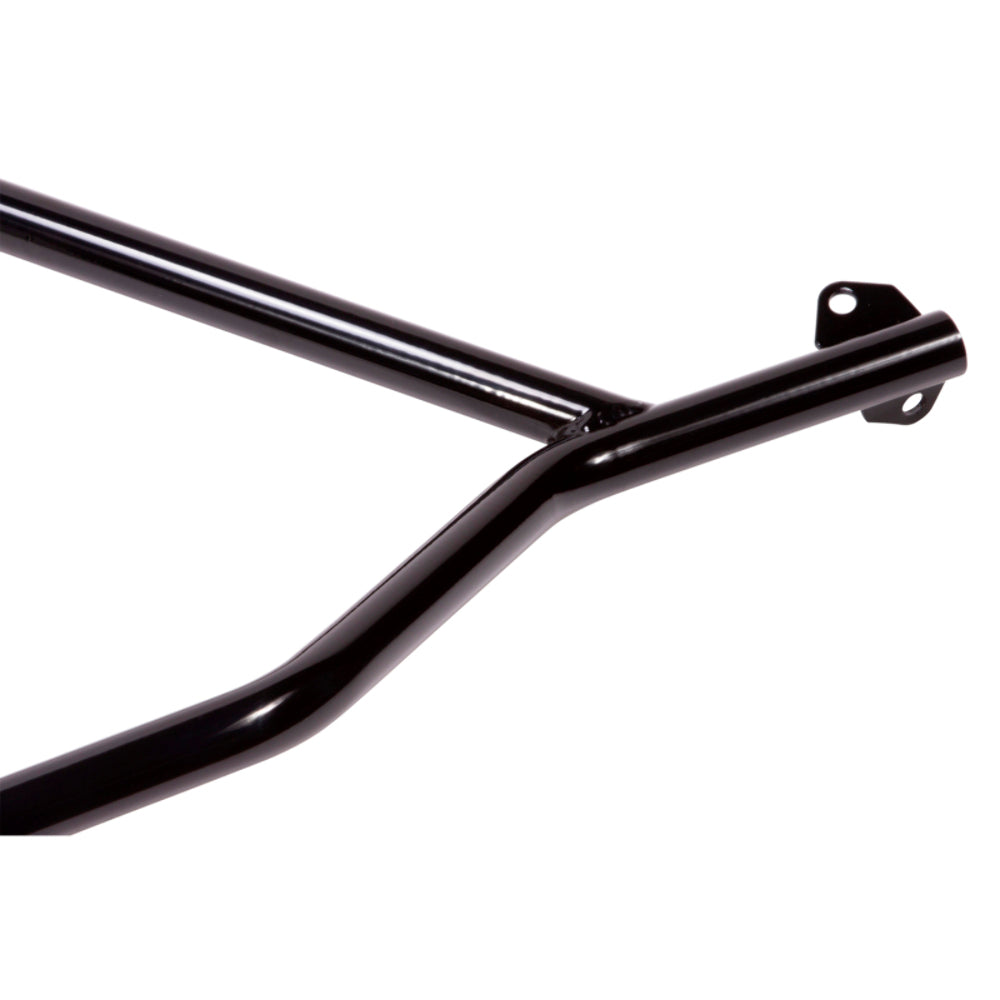 Fits 1986-1993 Mustang Strut Tower Brace (Black Powder Coat)-2504 for 1986-1993 Ford Mustang chrome