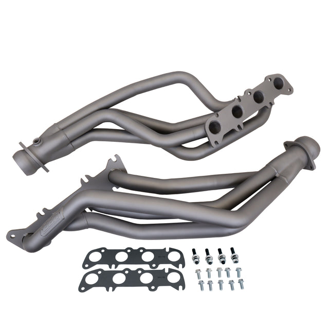 Fits 1986-2004 Mustang Coyote Swap 1-3/4" Long Tube Exhaust Headers-1634 for 1986-2004 Ford Mustang chrome