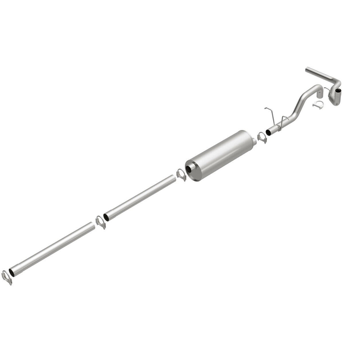 Fits 1987-1995 Ford Direct-Fit Replacement Exhaust System 106-0278 aluminized steel
