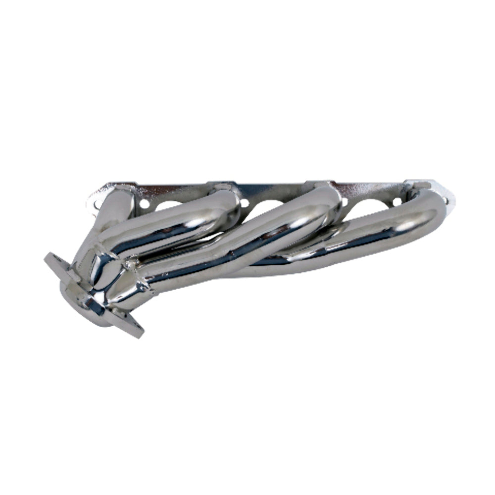 Fits 1987-1995 Ford F150 302 1-5/8 Shorty Exhaust Headers-Silver-35100 for 1987-1995 Ford F-150 ceramic coated polished