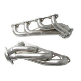 Fits 1987-1995 Ford F150 351W 1-5/8 Shorty Exhaust Headers-Silver-35110 for 1987-1995 Ford F-150 ceramic coated polished