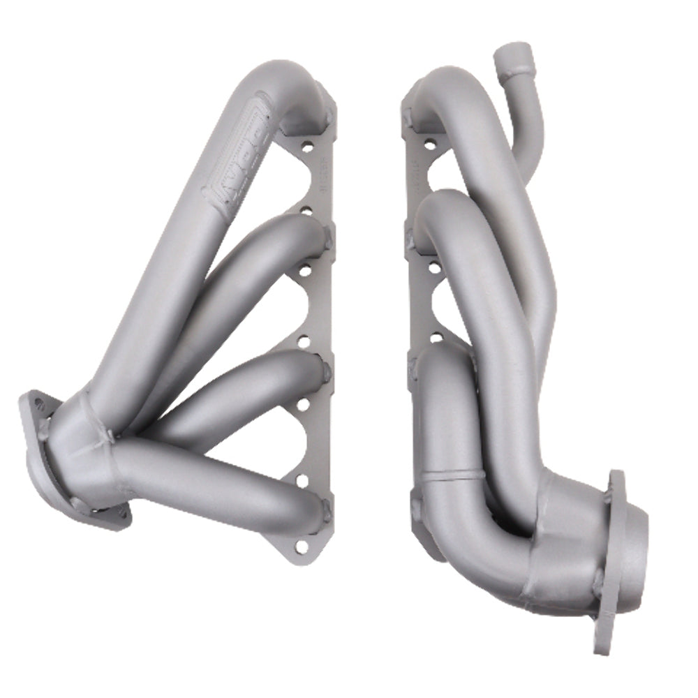 Fits 1987-1995 Ford F150 351W 1-5/8 Shorty Exhaust Headers-Titanium-3511 for 1987-1995 Ford F-150 ceramic coated polished