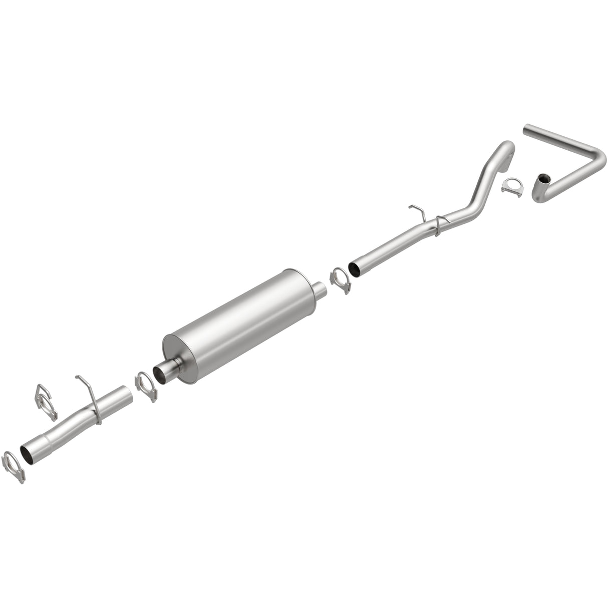Fits 1987-1996 Ford Direct-Fit Replacement Exhaust System 106-0476 aluminized steel