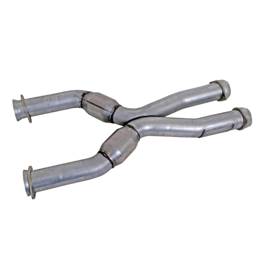 t Fits 1987-2004 Mustang Coyote Swap Short Mid X Pipe w/High Flow Catalytic-1786 BBK Performance