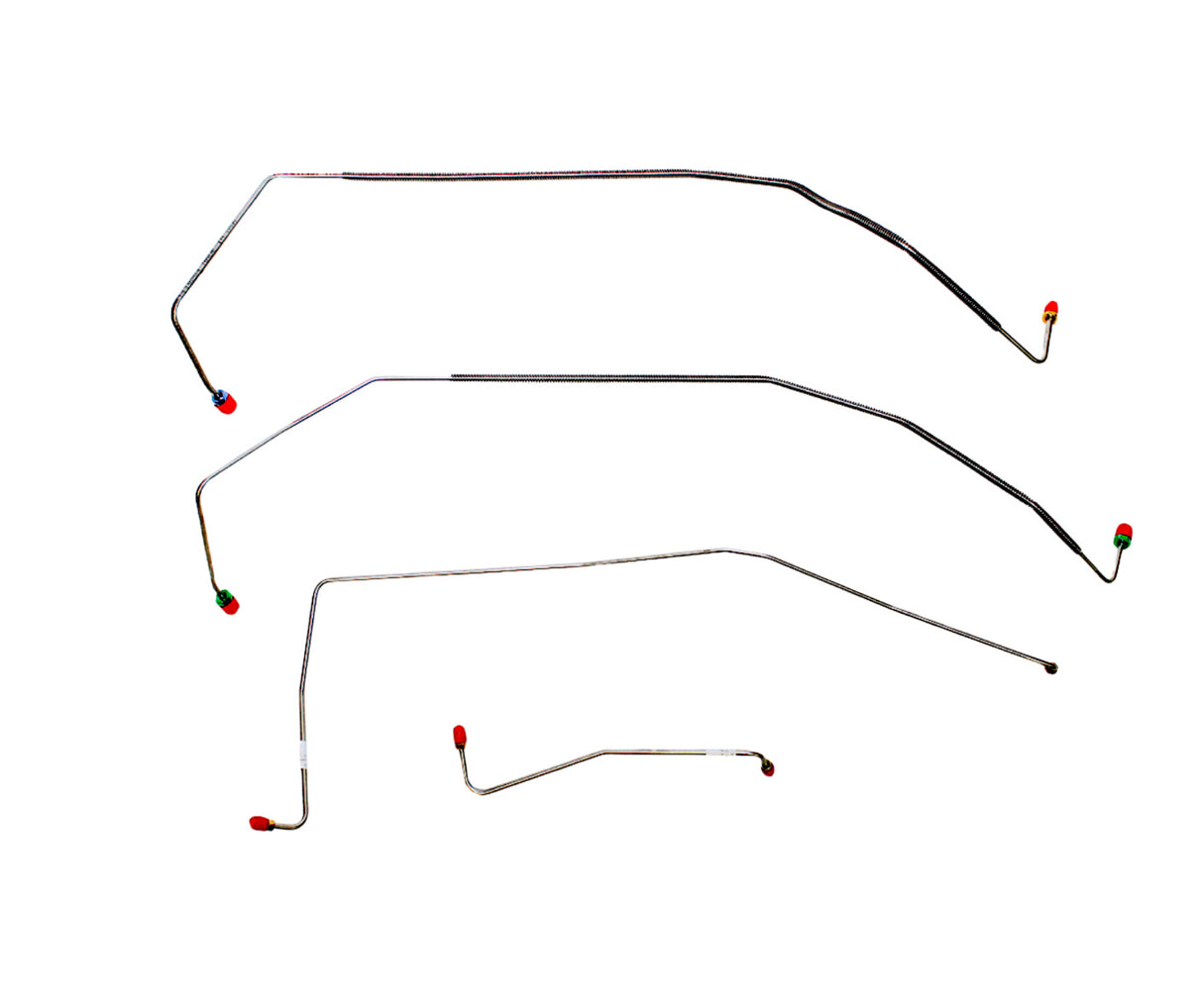 Complete Brake Line Kit for 1987-1991 Chevy R3500 stainless steel