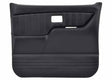 t Fits 1987 Blazer Custom Sport Door Panels-Black-Black Stitching QDP0087BLACK Brothers Trucks