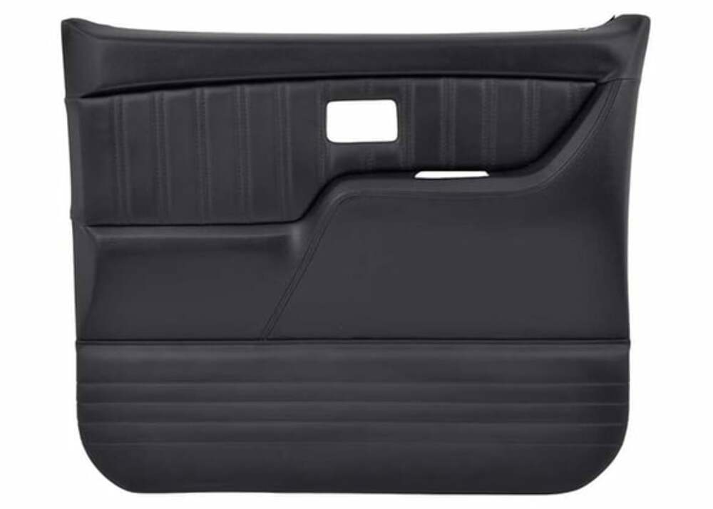 t Fits 1987 Blazer Custom Sport Door Panels-Black-Black Stitching QDP0087BLACK Brothers Trucks