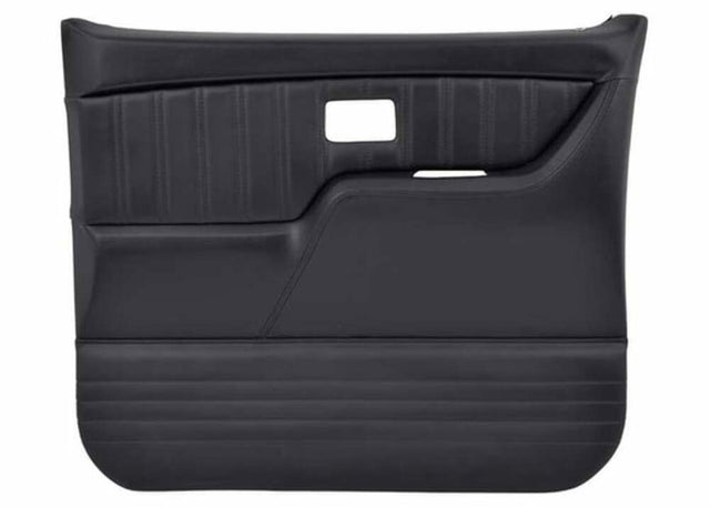 t Fits 1987 Blazer Custom Sport Door Panels-Black-Black Stitching QDP0087BLACK Brothers Trucks