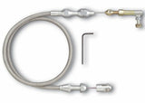 1987 Blazer Lokar Universal Throttle Cable Assembly-24" stainless steel aluminum TCAU024STAINLESS