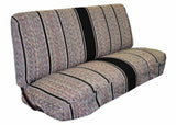 1987 Blazer Saddle Blanket Seat Cover-Univ. Bench-Saddle/Black SBSC87UBLACK