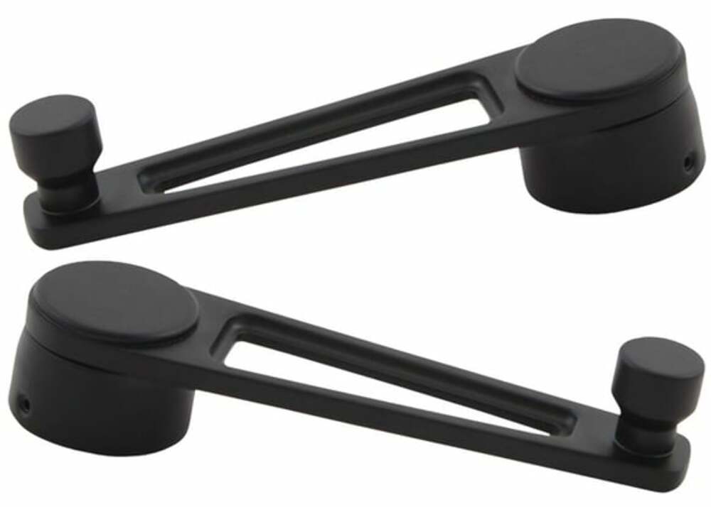 1987 Chevrolet Blazer; Billet Window Handle - Black - Pair BWH87BK
