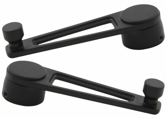 1987 Chevrolet Blazer; Billet Window Handle - Black - Pair BWH87BK