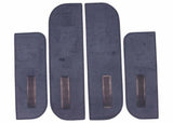 t Fits 1987 Chevrolet Blazer; Door Panel Carpet Set - Black CDP75PUBLACK Brothers Trucks