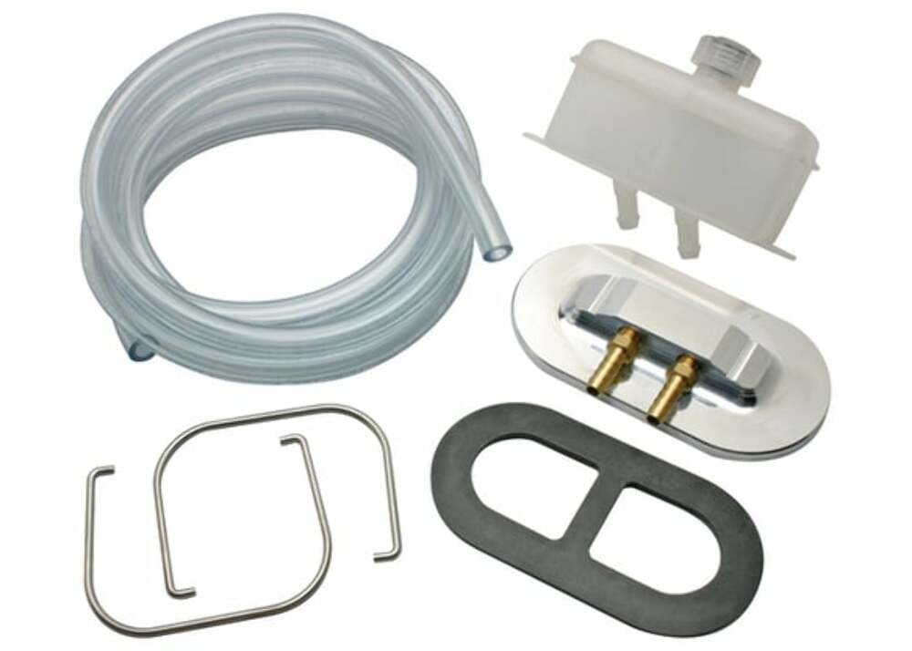 1987 Chevrolet Blazer; Remote Master Cylinder Reservoir Conversion chrome aluminum RRK4787