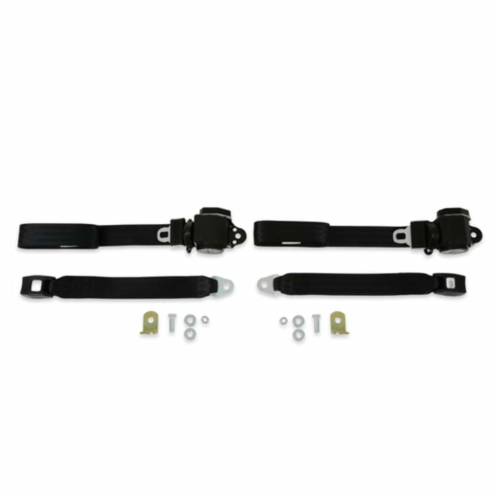 t Fits 1987 Chevrolet Blazer; Seat Belt Kit - 3 Pt - Bench BELTKT6-1BK Brothers Trucks