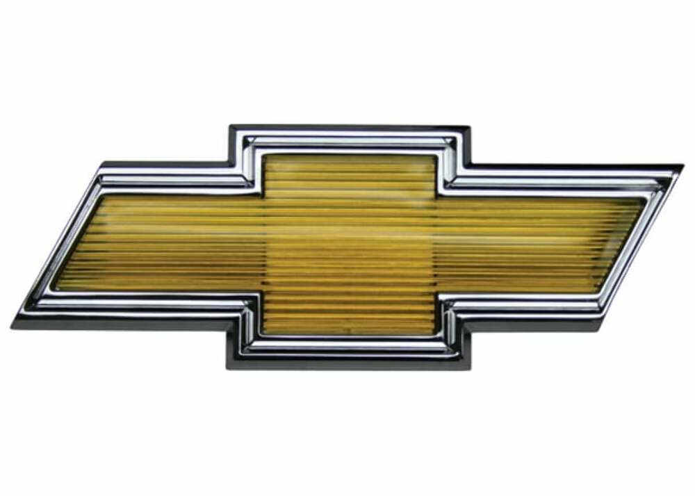 1988-1991 Chevrolet Blazer; Grille Emblem - Gold - Bowtie chrome GEB7900