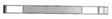 1988-91 Blazer Dash Pad Molding-With A/C-Black/Aluminum DPM87ACBLKALUM