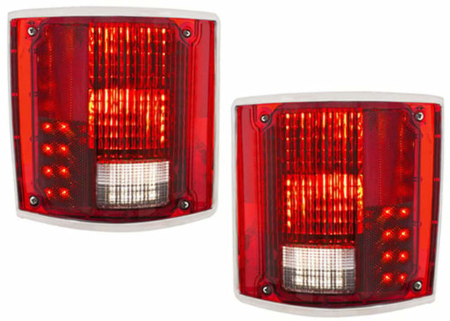 1988-91 Blazer Led Taillamp Assemblies-Fleetside-Deluxe-Pair LED87FD
