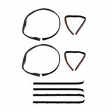 t Fits 1989-1991 Chevrolet R1500 Suburban; Window Channel Set - Front Door WCS080F Brothers Trucks